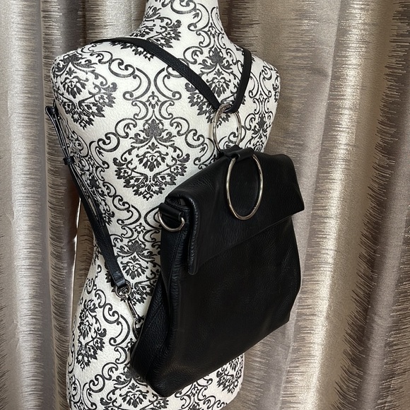 VINCE CAMUTO Black Convertible Kimi Bag - Picture 6 of 14